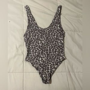 MAI Swimwear/Underwear Bonita Bodysuit Snow Leopard